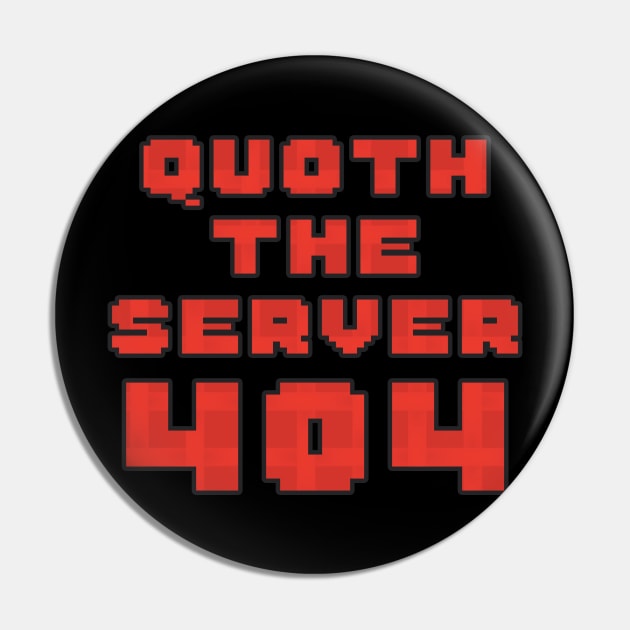 Quoth the Server 404 Pin by supermara