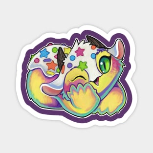 Rainbow sprinkles puffling Magnet