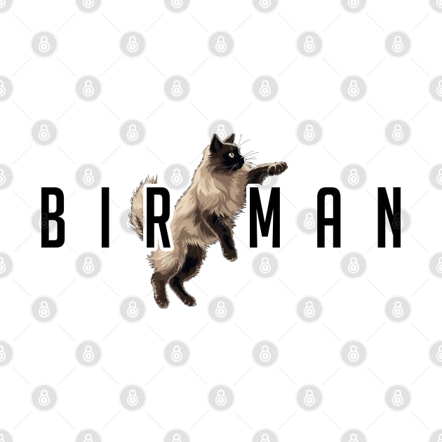 Birman Funny Cat Gift Retro Vintage Funny Cat by KsuAnn