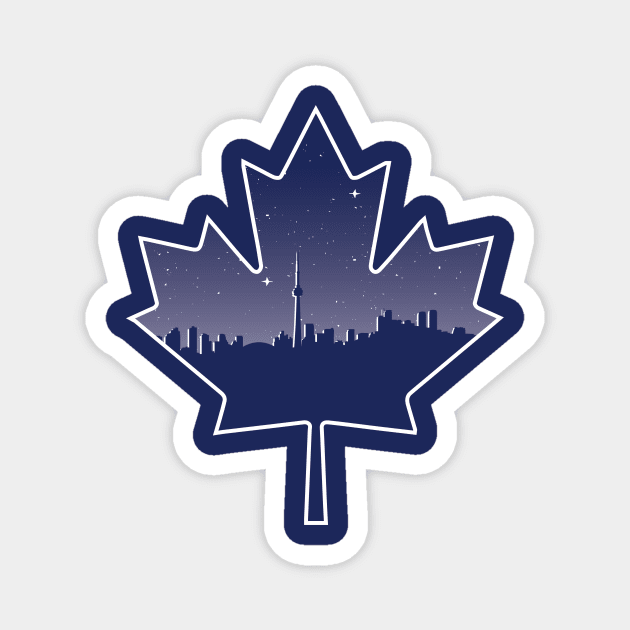 Toronto Maple Leafs Skyline Magnet by stayfrostybro