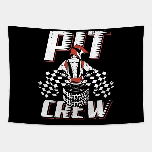 Motocross Pit Crew Dirt Bike Racing Mechanic Gift Tapestry by Dolde08