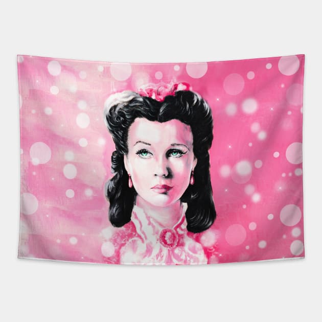 Scarlett O'Hara Tapestry by Svetlana Pelin