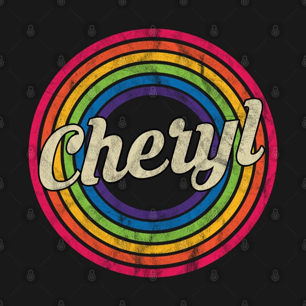 Cheryl - Retro Rainbow Faded-Style by MaydenArt