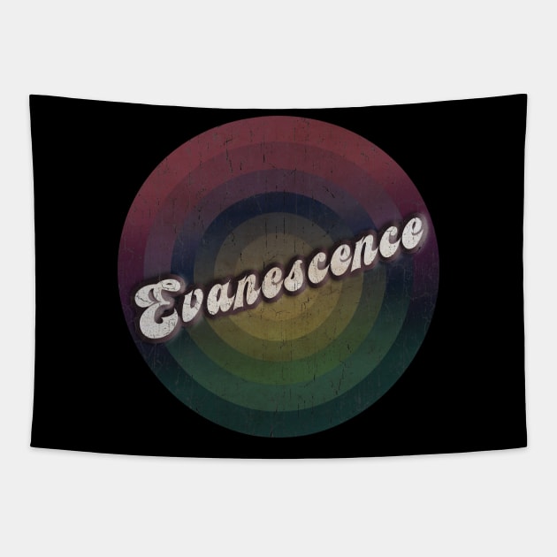 retro vintage circle Evanescence Tapestry by NamaMarket01