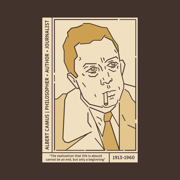 Albert Camus Literary Giant by danny_mustache