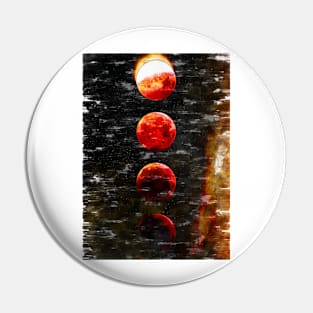 Fiery Super Moon Phases. For Moon Lovers Pin