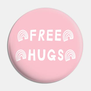 Free hugs Pin