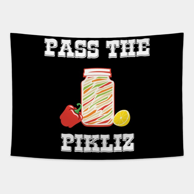 Pass The Pikliz Haiti Thanks Giving Haitian Tapestry by alltheprints