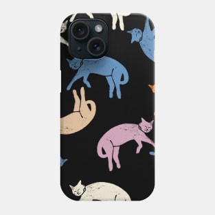 Cat Retro Style Pattern Phone Case