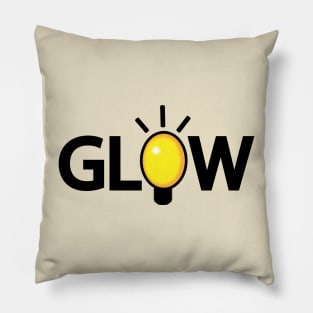 Glow glowing artistic design Pillow