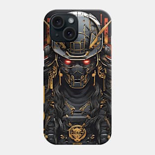 Dark Shadow Futuristic Samurai Phone Case