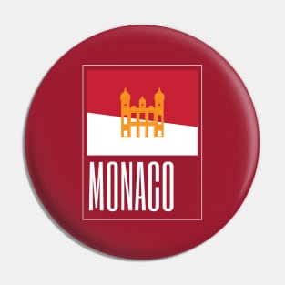 Monaco Country Symbol Pin