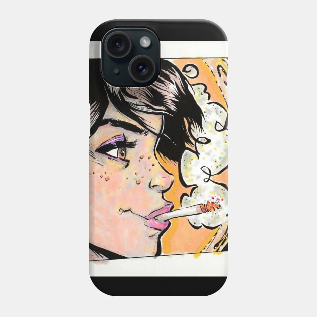 Space Girl Phone Case by dustinPrime