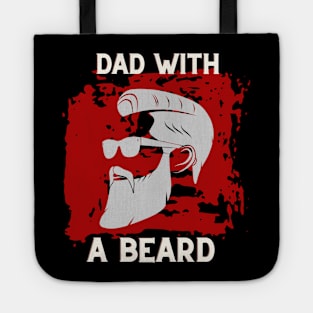 dad with a beard. Tote