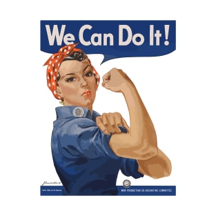 We can do it WW2 female worker poster T-Shirt