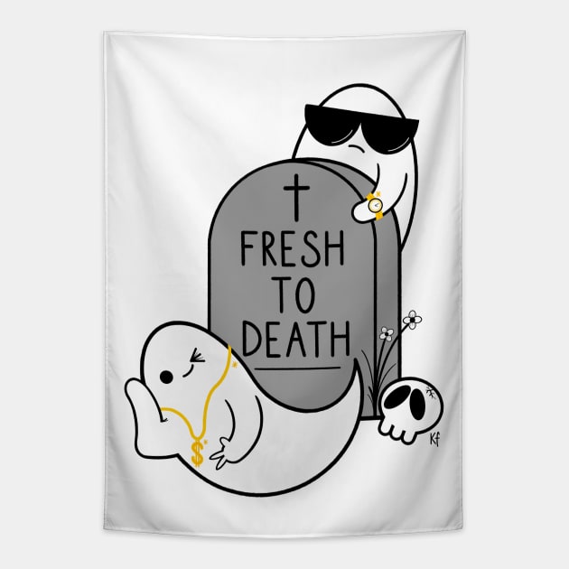 Fresh To Death Tapestry by KirstyFinnigan