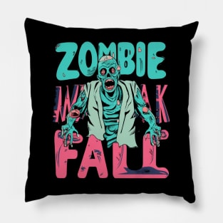 Zombie walk fail Pillow