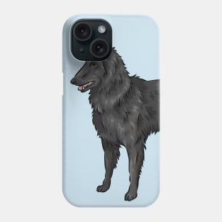 Belgian Shepherd Dog | Groenendael | Cute Dog Cartoon Phone Case