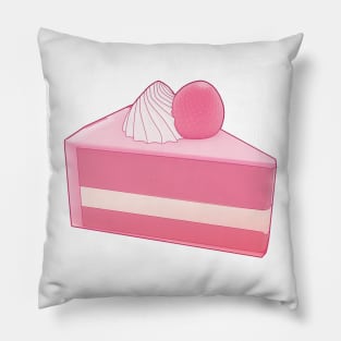 Strawberry Cake slice Pillow