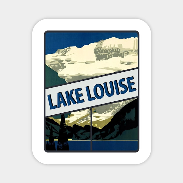 Lake Louise Canada Decal Magnet by zsonn