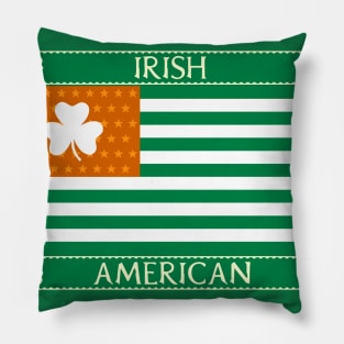 Irish American Flag Pillow