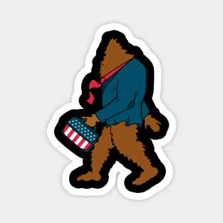 Bigfoot For President Magnet