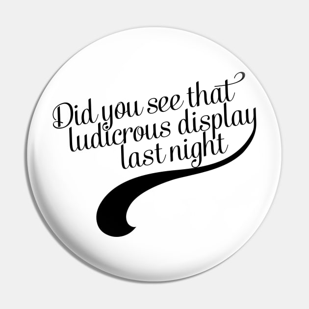 Did you see that ludicrous display last night? Pin by nerdfelt