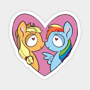 Rainbow Dash and Applejack Magnet