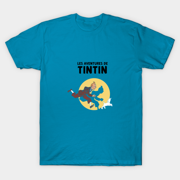 Of Tintin Movie - Cartoon Cute Anime Comic Retro Vintage - T-Shirt