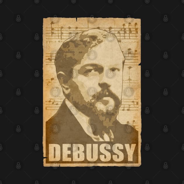 Claude Debussy musical notes by Nerd_art