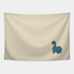 Cute dino / dinosaur / brachiosaurus (small print) Tapestry