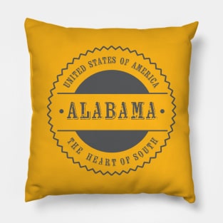 Alabama State T-shirt for patriots Pillow