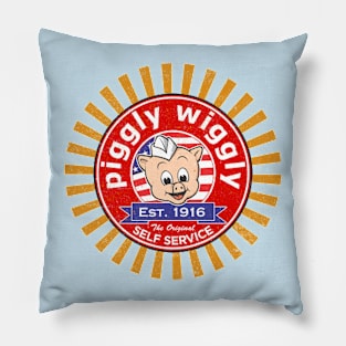 Piggly Wiggly - Vintage Pillow