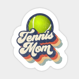 Retro Tennis Mom Mother's Day Magnet