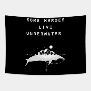 Underwater heroes Tapestry