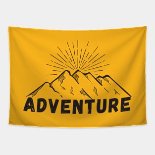 Adventure black Tapestry