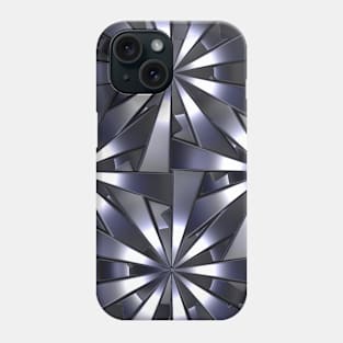 Metal Pinwheels in Blue Phone Case