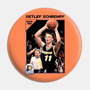 Detlef Sixth Man Schrempf Pin