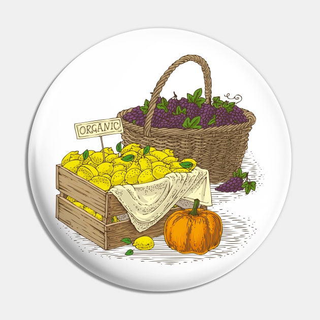 Autumn Harvest Pin by deepfuze