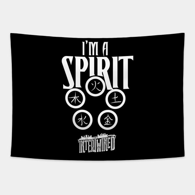 INTERTWINED: I'M A SPIRIT (BLACK) Tapestry by FairSquareComics