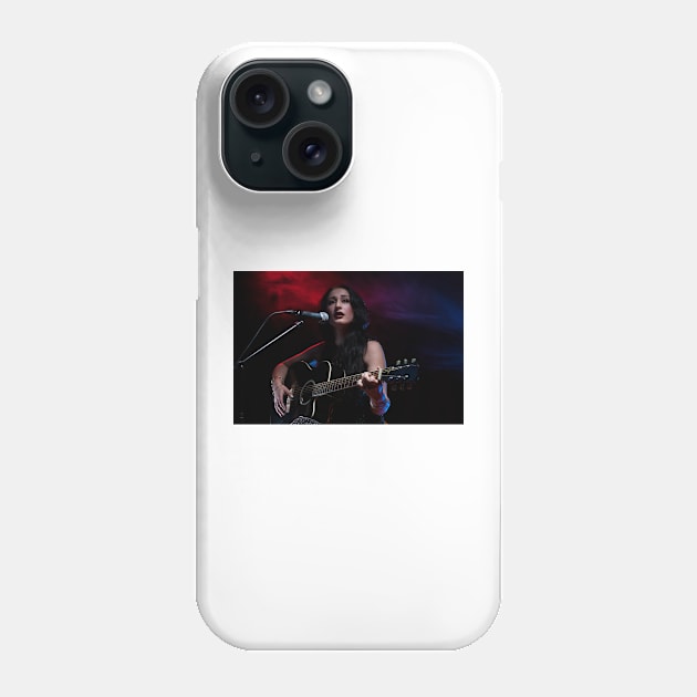 Guitar Lady Phone Case by ansaharju