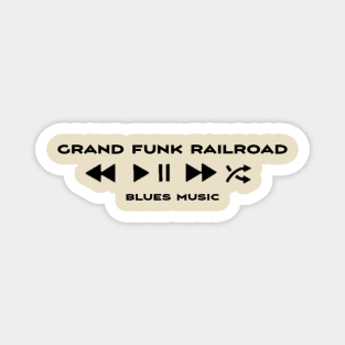 Grand Funk Railroad / Music Icon Magnet