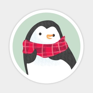 Penguin with Scarf Magnet