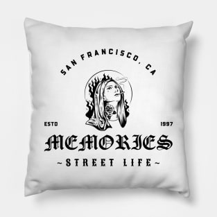 San Francisco - memories - street life Pillow