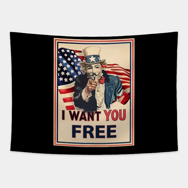 Uncle Sam Tapestry by ElArrogante