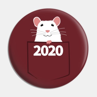 Year of the rat Pin