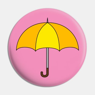 Yellow Umbrella Pin