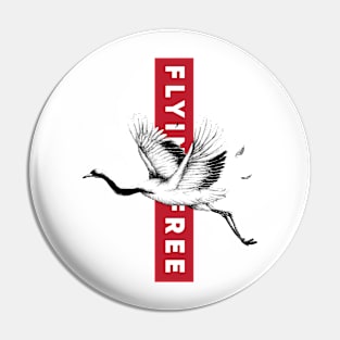 Flying Free Pin