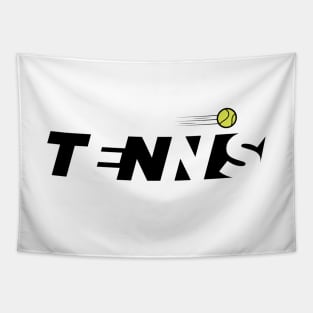 Tennis Sport Logo Design Tapestry