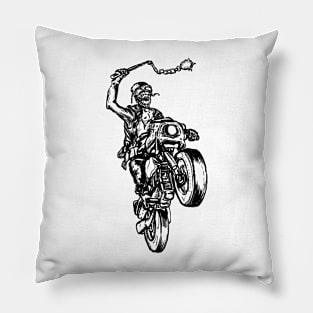 Rider in battle 3 Pillow